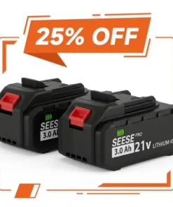 Seese Pro 21V Batteries 3.0Ah — Double Pack (x2)